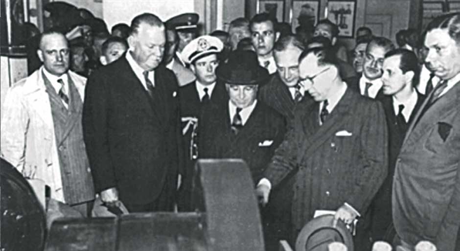Getúlio Vargas na inauguração do Senai em 1942
