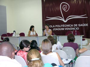 Deise Mancebo (à esquerda) falou sobre o Trabalho Docente:
